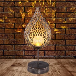 33528 LED-solcellelampe i bladform