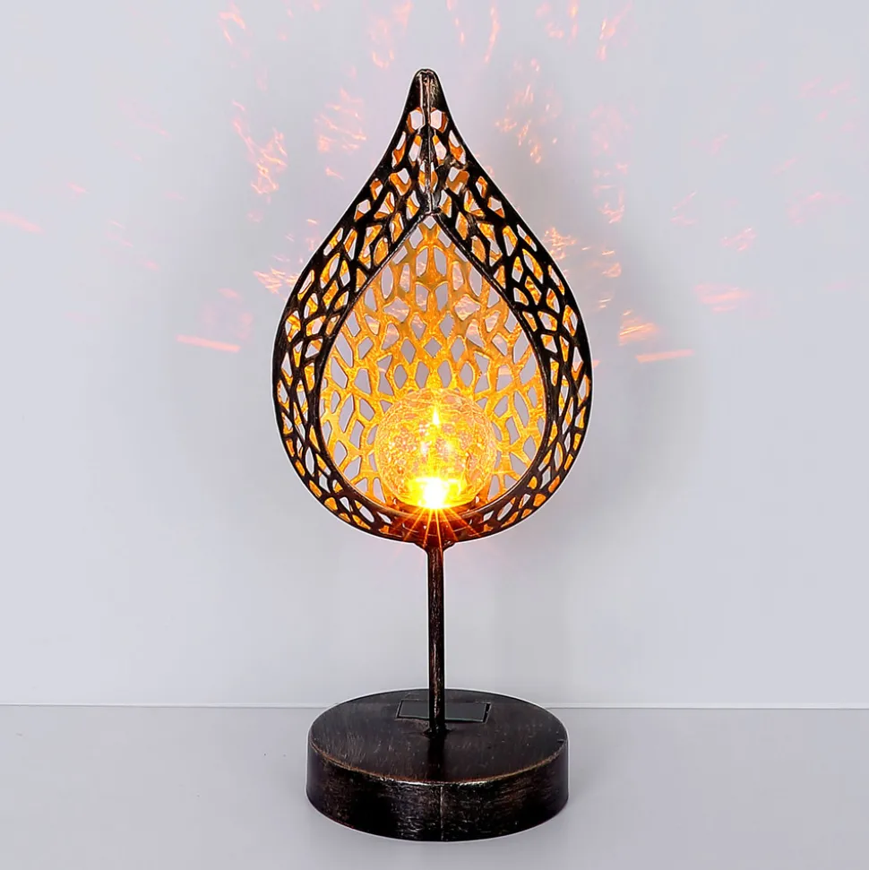 33528 LED-solcellelampe i bladform