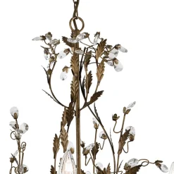 8 lys Vegglampe Almandite i florentinsk stil