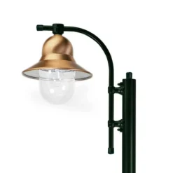 1 lyskilde lyktestolpe Toscane 240 cm, grønn