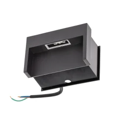 3 W LED-vegglampe Mitja, IP65