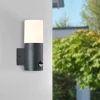 Aberdeen utendørs vegglampe, sensor, høyde 23,2 cm, antrasitt