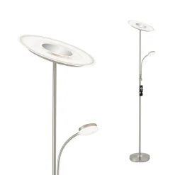 Agiled LED-taklampe, nikkel, dimbar, CCT, 32 W