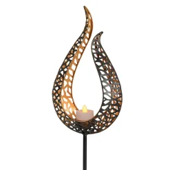 Aideen - dekorativ LED-solcellelampe med jordspyd