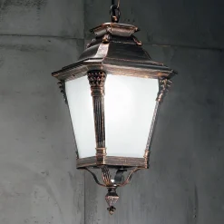 Aiko nostalgisk utendørs pendellampe