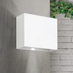 Akzent utendørs LED-vegglampe, hvit