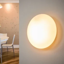 Alba taklampe i opalt glass, Ø 25 cm