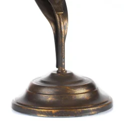 Alga bordlampe, 1 lyskilde, jern, glass, florentinsk