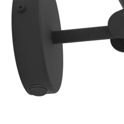 Almudaina LED-vegglampe, svart Bredde 11 cm, stål