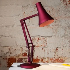 Anglepoise 90 Mini Mini LED-bordlampe bærrød