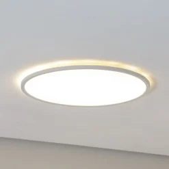 Aqua LED-panel, Ø 50 cm, hvit, metall/plast CCT dimbar