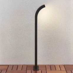 Arcchio Advik LED-veilampe, 100 cm, antrasitt, metall, IP65