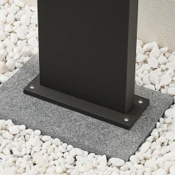 Arcchio Advik LED-veilampe, 100 cm, antrasitt, metall, IP65