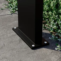 Arcchio Advik LED-veilampe, 60 cm, antrasitt, sensor, IP54