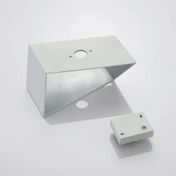 Arcchio Assona vegglampe, hvit-sølv