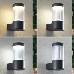 Arcchio Dakari utendørs LED-vegglampe, smart