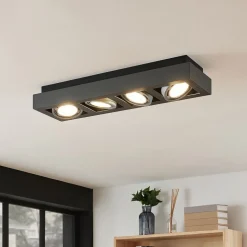 Arcchio downlight Ronka, 65 cm, 4 lyskilder, grå, GU10