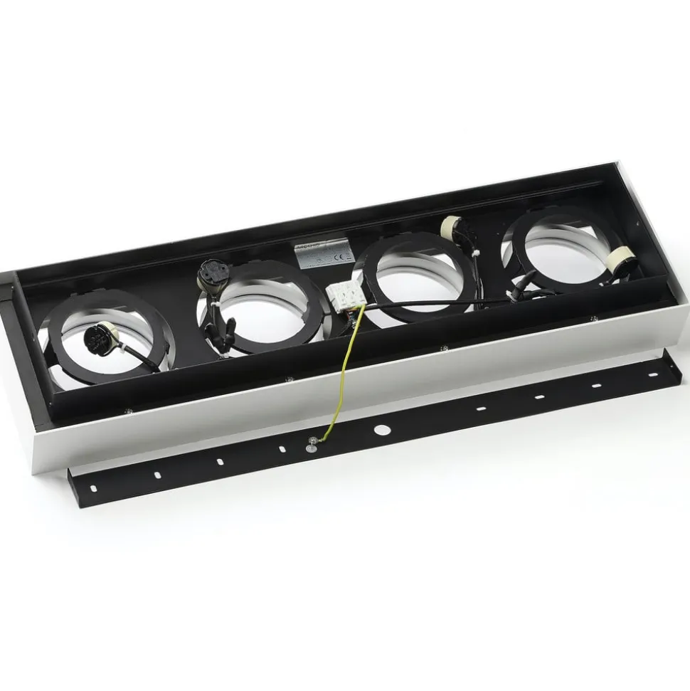 Arcchio downlight Ronka, 65 cm, 4 lyskilder, hvit, GU10