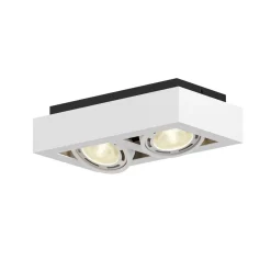 Arcchio downlight Ronka, 34 cm, 2 lyskilder, hvit, GU10