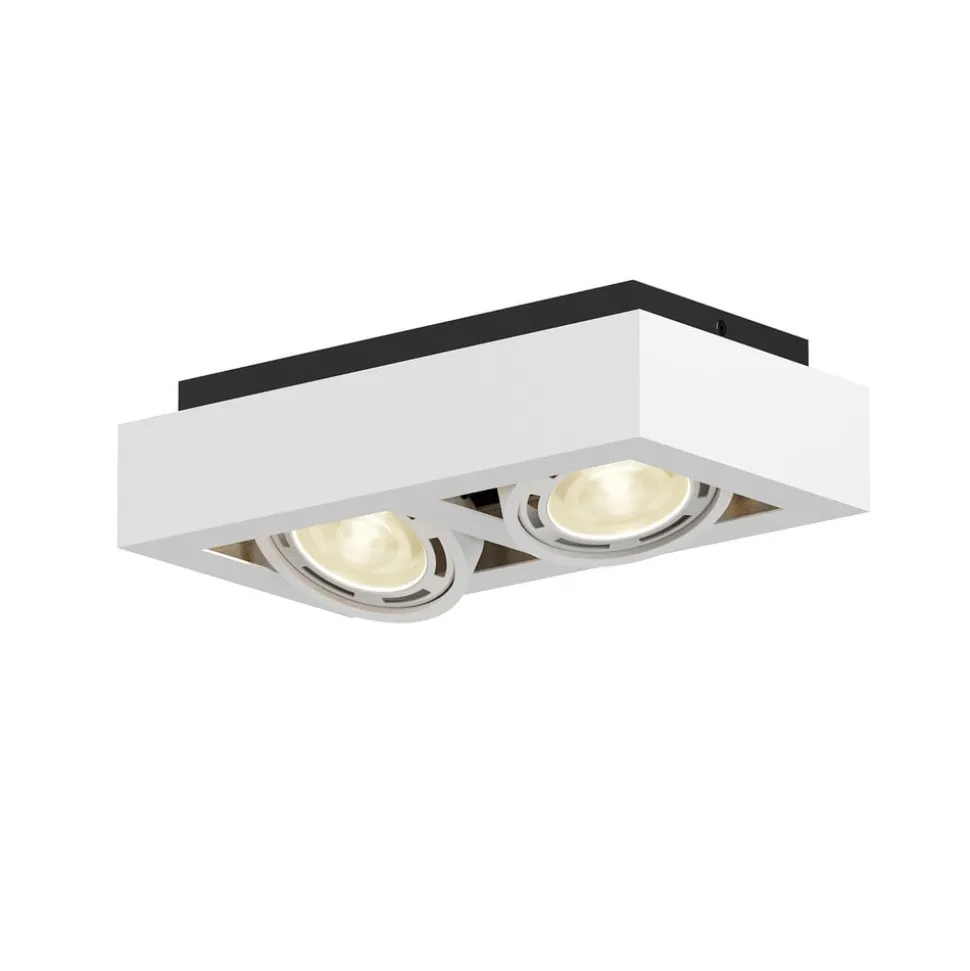 Arcchio downlight Ronka, 34 cm, 2 lyskilder, hvit, GU10