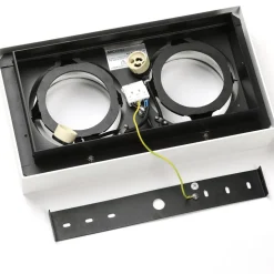 Arcchio downlight Ronka, 34 cm, 2 lyskilder, hvit, GU10