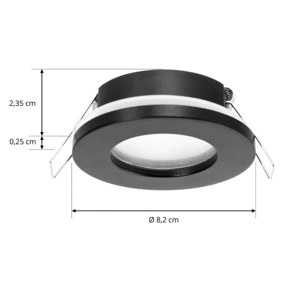 Arcchio downlight Sylvi sort Ø 8,2 cm