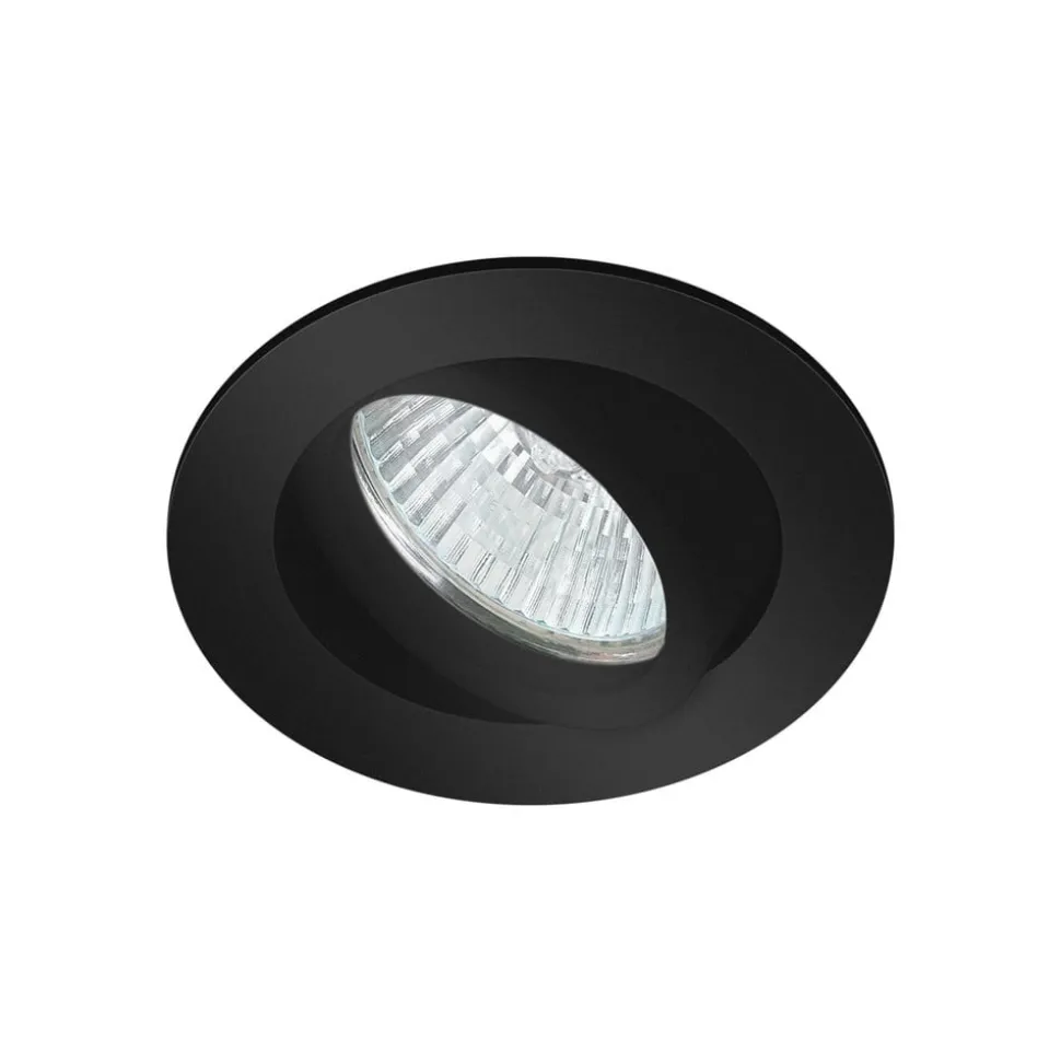 Arcchio downlight Zyron, svart, Ø 8,2 cm