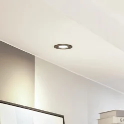 Arcchio downlight Zyron, svart, Ø 8,2 cm