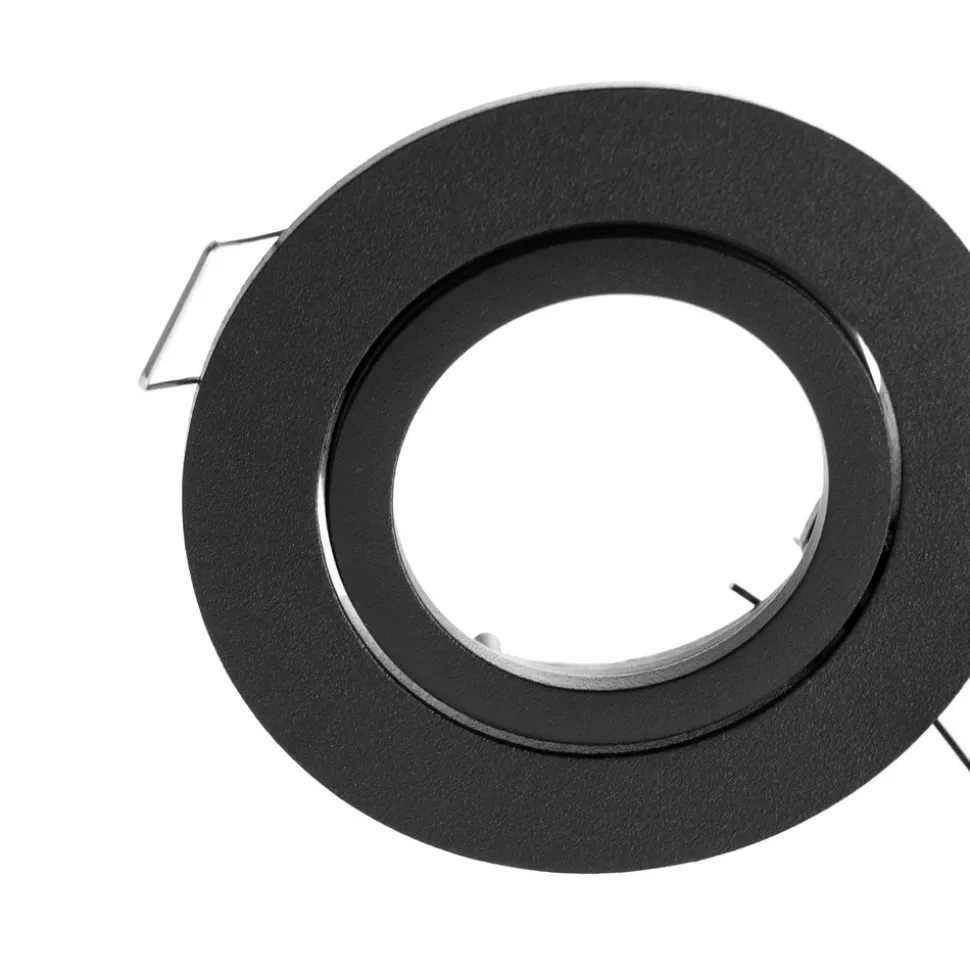 Arcchio downlight Zyron, svart, Ø 8,2 cm