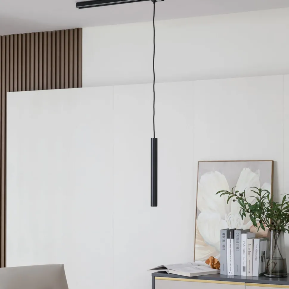 Arcchio Ejona LED-skinnependel svart 4/40 cm