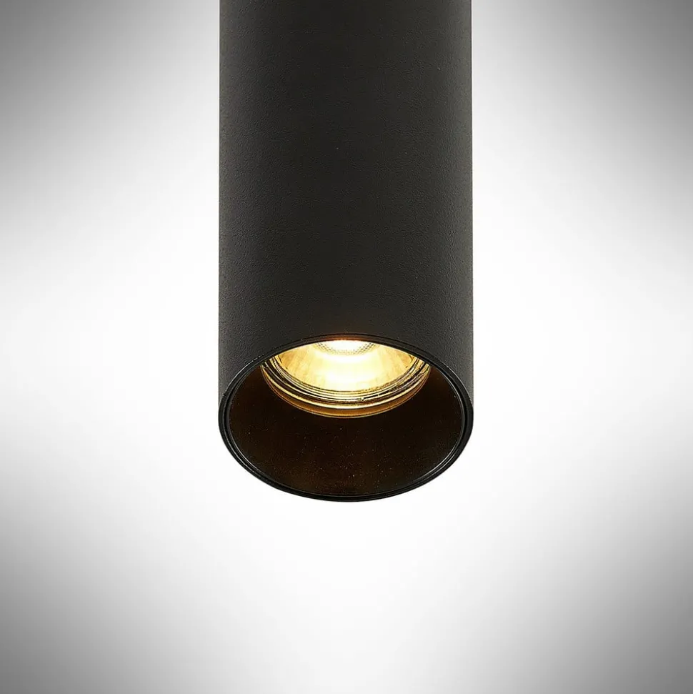 Arcchio Ejona pendellampe, høyde 15 cm, svart, metall