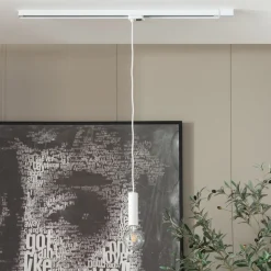 Arcchio Ejona skinnependel hvit E27 4/15cm