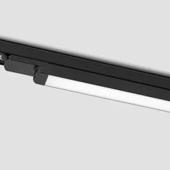 Arcchio Harlow LED-skinnelampe, svart, 69 cm, 3 000 K