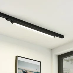 Arcchio Harlow LED-skinnelampe, svart, 69 cm, 4 000 K