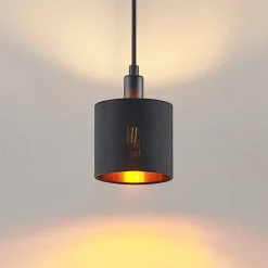 Arcchio Heleni hengelampe skinne svartgull 12 cm