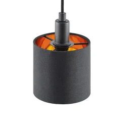 Arcchio Heleni hengelampe skinne svartgull 12 cm