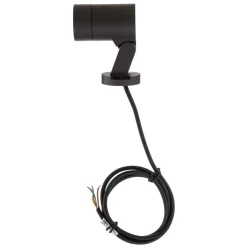 Arcchio Hemmani spot med jordspyd, høyde 35 cm, antrasitt, aluminium