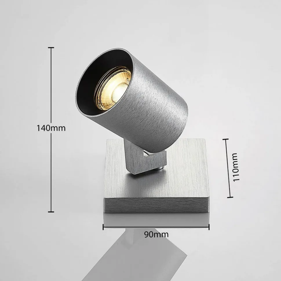 Arcchio Iavo spot, kantet, alu, 1 lyskilde