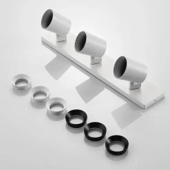 Arcchio Iavo takspot, kantet, hvit, 3 lyskilder