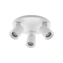 Arcchio Iavo takspot, rund, 3 lyskilder, hvit
