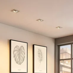 Arcchio innfelt takspot Sophia, hvit, kantete