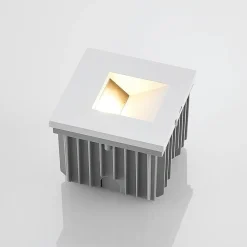 Arcchio innfelt vegglampe Zamo, G9, hvit, 12 cm, metall, IP65