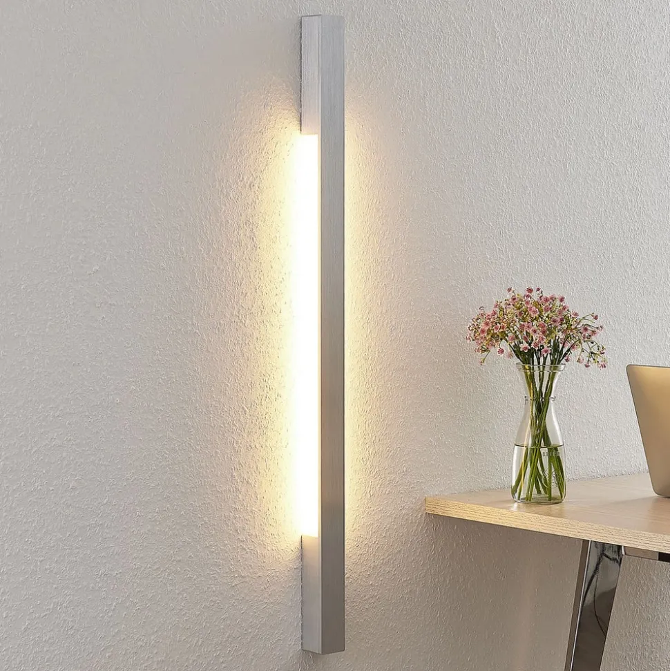 Arcchio Ivano LED-vegglampe, 91 cm, alu