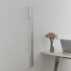 Arcchio Ivano LED-vegglampe, 91 cm, alu