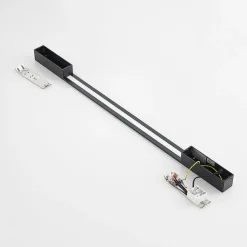 Arcchio Ivano LED-vegglampe, 91 cm, svart