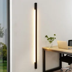 Arcchio Ivano LED-vegglampe, 170 cm, svart
