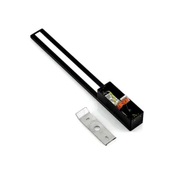 Arcchio Ivano LED-vegglampe, 42,5 cm, svart, metall