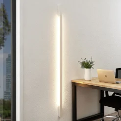Arcchio Ivano LED-vegglampe, 170 cm, hvit