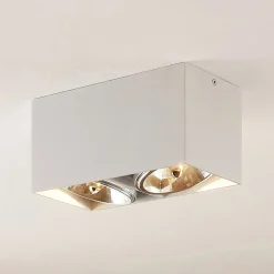 Arcchio Jarle taklampe, 2 lyskilder hvit