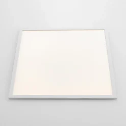 Arcchio LED innfelt panel Vinas, 62 cm, hvit, aluminium, CCT